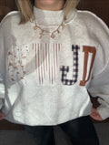 MOP Clover Multi Gold Charm Necklace