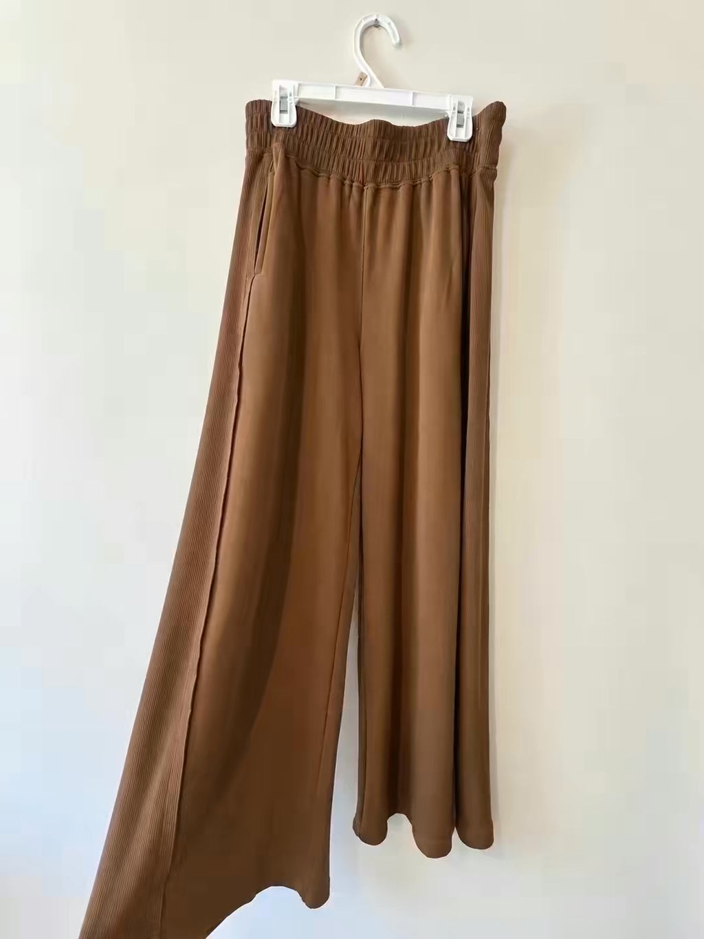 Elastic Waist Side Panel Knit Lounge Pants