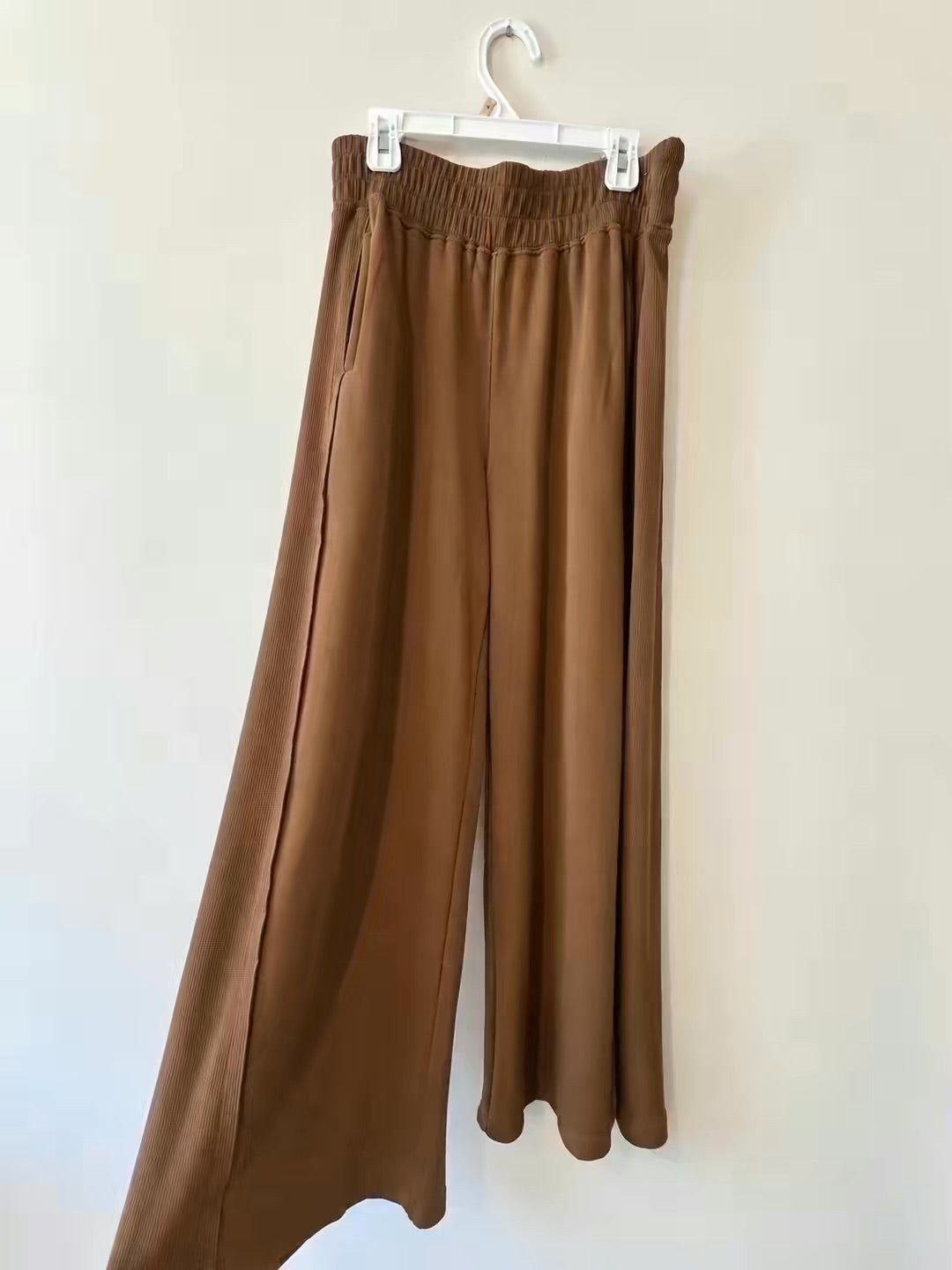 Elastic Waist Side Panel Knit Lounge Pants